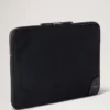 Nylon-Laptoptasche aus schwarzem Nylon für Damen