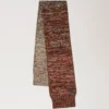 Ombre-Schal in Rostrot aus Lammwolle für Damen Ombre-Schal in Rostrot aus Lammwolle für Damen