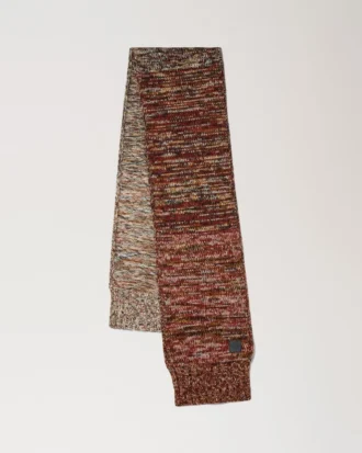Ombre-Schal in Rostrot aus Lammwolle für Damen Ombre-Schal in Rostrot aus Lammwolle für Damen