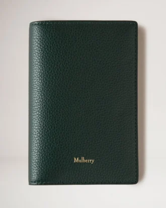 Passhülle Mulberry Green Small Classic Grain