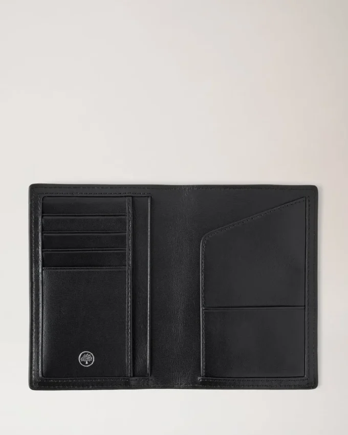 Passhülle Schwarz Small Classic Grain Herren Passhülle Schwarz Small Classic Grain Herren