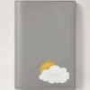 Passhülle – Sonne und Wolken, mehrfarbig, Materialmix Passhülle – Sonne und Wolken, mehrfarbig, Materialmix