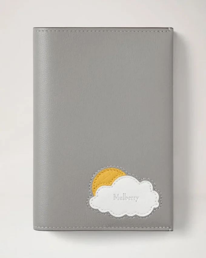 Passhülle – Sonne und Wolken, mehrfarbig, Materialmix Passhülle – Sonne und Wolken, mehrfarbig, Materialmix