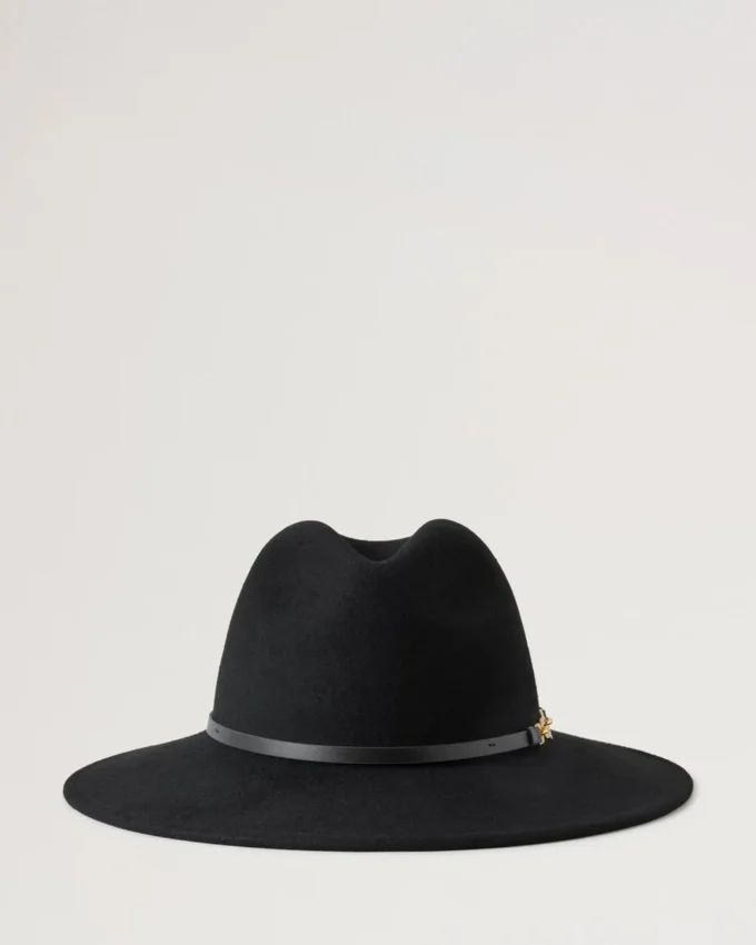 Pimlico Fedora Schwarze Wolle Pimlico Pimlico Fedora Schwarze Wolle Pimlico