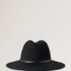 Pimlico Fedora Schwarze Wolle Pimlico Pimlico Fedora Schwarze Wolle Pimlico