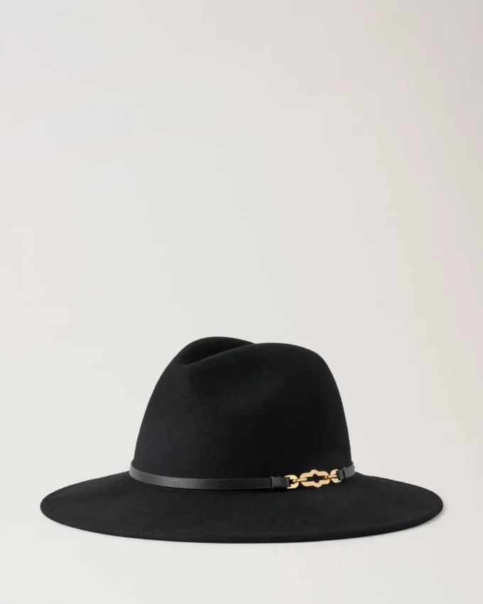 Pimlico Fedora Schwarze Wolle Pimlico Pimlico Fedora Schwarze Wolle Pimlico