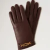 Pimlico-Handschuhe aus Nappaleder in Ebenholz