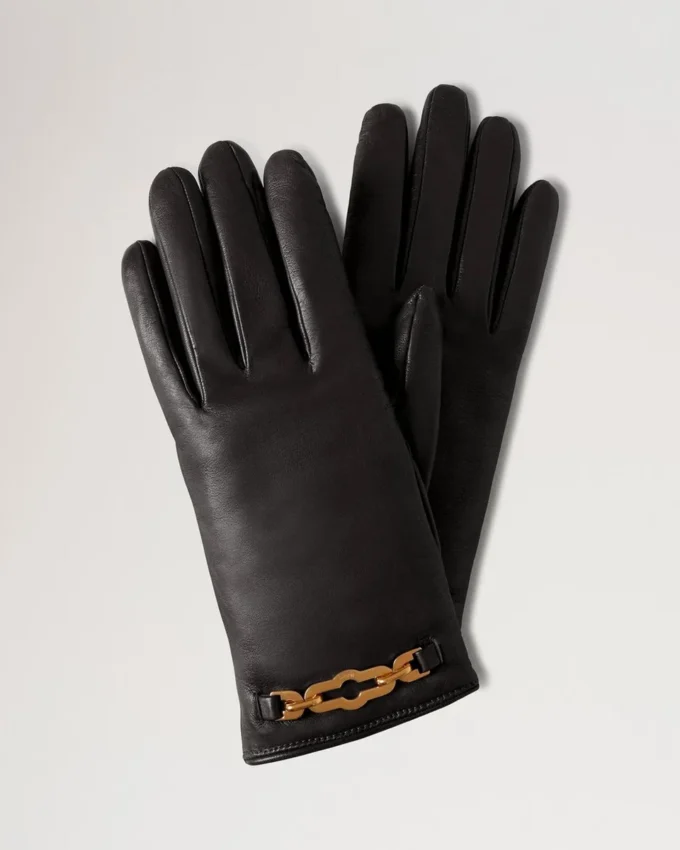 Pimlico-Handschuhe aus schwarzem Nappaleder Pimlico