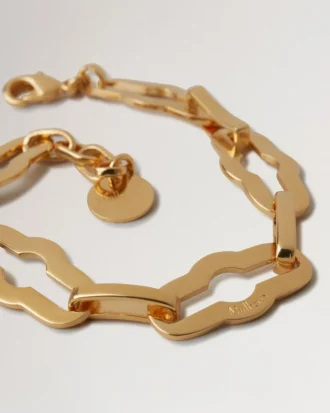 Pimlico-Kettenarmband aus vergoldetem Messing für Damen Pimlico-Kettenarmband aus vergoldetem Messing für Damen