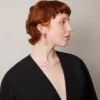 Pimlico Kettenohrringe aus vergoldetem Messing für Damen Pimlico Kettenohrringe aus vergoldetem Messing für Damen