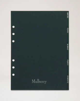 Planer-Kontakt-Trennblätter Mulberry Green Paper Men Planer-Kontakt-Trennblätter Mulberry Green Paper Men