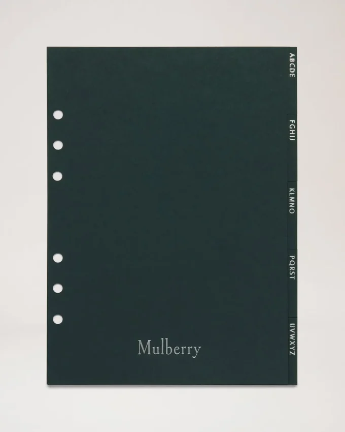 Planer-Kontakt-Trennblätter Mulberry Green Paper Men Planer-Kontakt-Trennblätter Mulberry Green Paper Men