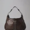 Poppy Hobo Secondhand Schokoladenbraunes, leichtes Antikleder Poppy Hobo Secondhand Schokoladenbraunes, leichtes Antikleder