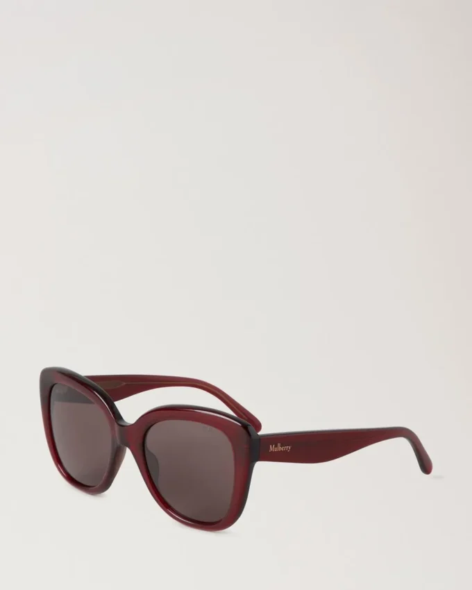 Poppy Sonnenbrille Black Cherry Bio-Acetat & Bio-Nylon