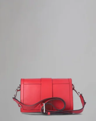 Postman’s Crossbody Pre-Loved Lancaster Red Pillow Nappa