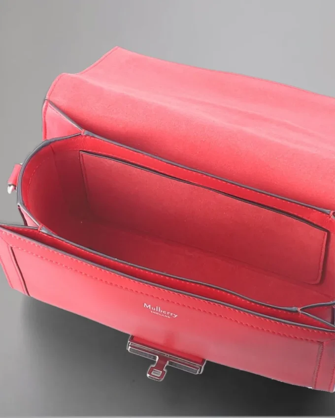 Postman’s Crossbody Pre-Loved Lancaster Red Pillow Nappa Postman’s Crossbody Pre-Loved Lancaster Red Pillow Nappa