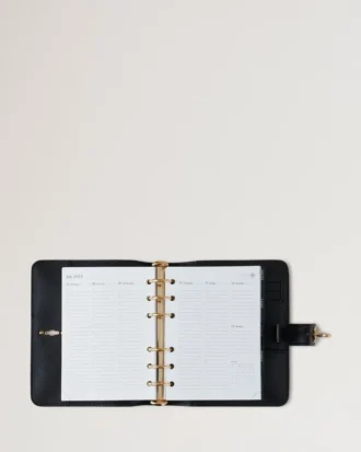 Postman’s Lock Agenda Schwarz Glänzend Small Croc Herren Postman’s Lock Agenda Schwarz Glänzend Small Croc Herren