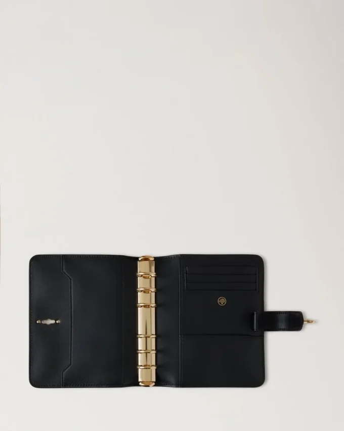 Postman’s Lock Agenda Schwarz Glänzend Small Croc Herren Postman’s Lock Agenda Schwarz Glänzend Small Croc Herren