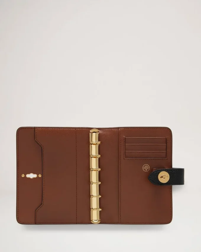 Postman’s Lock Taschenbuch Schwarz Small Classic Grain