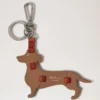 Puzzle-Schlüsselanhänger – Dackel Teak Silky Calf Damen Puzzle-Schlüsselanhänger – Dackel Teak Silky Calf Damen