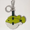 Puzzle-Schlüsselanhänger – Kugelfisch in Acid Green, Mulberry Green & Chalk, Materialmix Puzzle-Schlüsselanhänger – Kugelfisch in Acid Green, Mulberry Green & Chalk, Materialmix