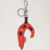 Puzzle-Schlüsselanhänger – Shrimp Coral Orange Small Classic Grain Puzzle-Schlüsselanhänger – Shrimp Coral Orange Small Classic Grain