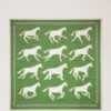 Quadratischer Schal – Chalk Horse Fern Seidentwill für Damen Quadratischer Schal – Chalk Horse Fern Seidentwill für Damen