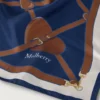 Quadratischer Schal – Herz-Taschen Pigmentblauer Seidentwill Quadratischer Schal – Herz-Taschen Pigmentblauer Seidentwill