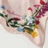 Quadratischer Schal – Wild Floral Blossom Pink Seidentwill Quadratischer Schal – Wild Floral Blossom Pink Seidentwill