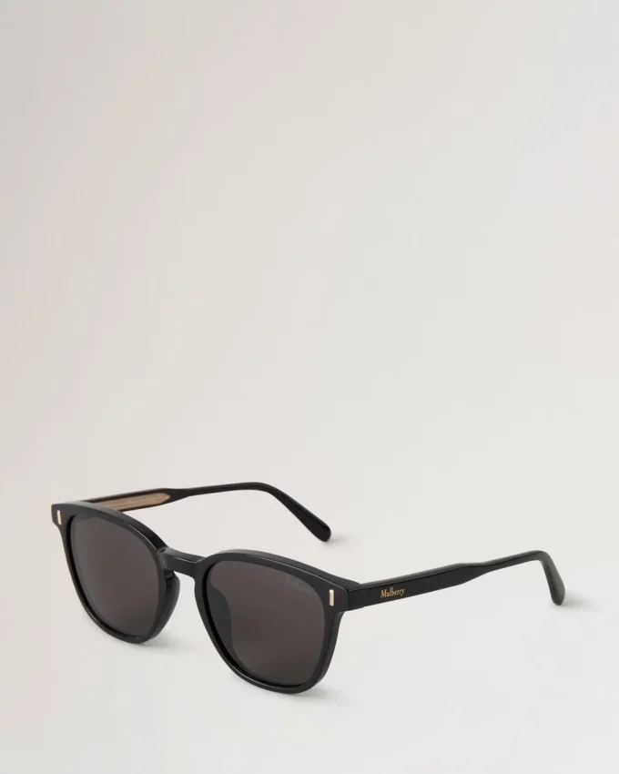 Quinn Sonnenbrille Schwarze Bio-Acetat-Sonnenbrille Quinn Sonnenbrille Schwarze Bio-Acetat-Sonnenbrille