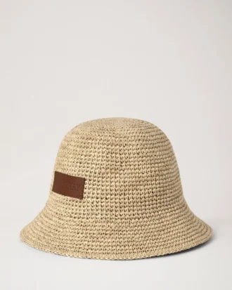 Raffia-Bucket-Hat Natur 100 % Papier-Raffia Sommer-Auswahl Raffia-Bucket-Hat Natur 100 % Papier-Raffia Sommer-Auswahl