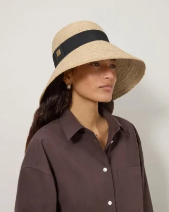 Raffia-Sonnenhut Beige Raffia Damen Raffia-Sonnenhut Beige Raffia Damen