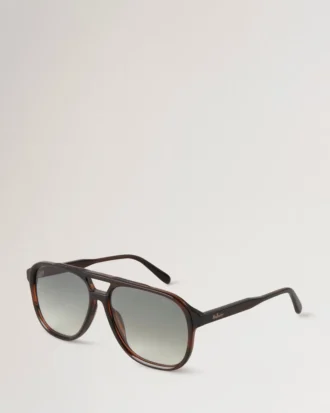Raffy Sonnenbrille Gestreiftes Schildpatt Bio-Acetat Raffy Sonnenbrille Gestreiftes Schildpatt Bio-Acetat