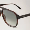Raffy Sonnenbrille Gestreiftes Schildpatt Bio-Acetat