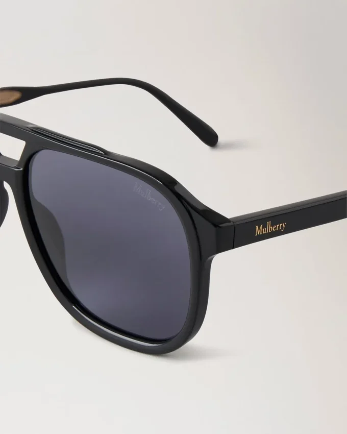 Raffy-Sonnenbrille Schwarze Bio-Acetat-Sonnenbrille Raffy-Sonnenbrille Schwarze Bio-Acetat-Sonnenbrille