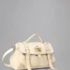 Reisetasche Secondhand Marshmallow-Weiß Mischmaterial-Haar Reisetasche Secondhand Marshmallow-Weiß Mischmaterial-Haar