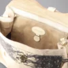 Reisetasche Secondhand Marshmallow-Weiß Mischmaterial-Haar Reisetasche Secondhand Marshmallow-Weiß Mischmaterial-Haar