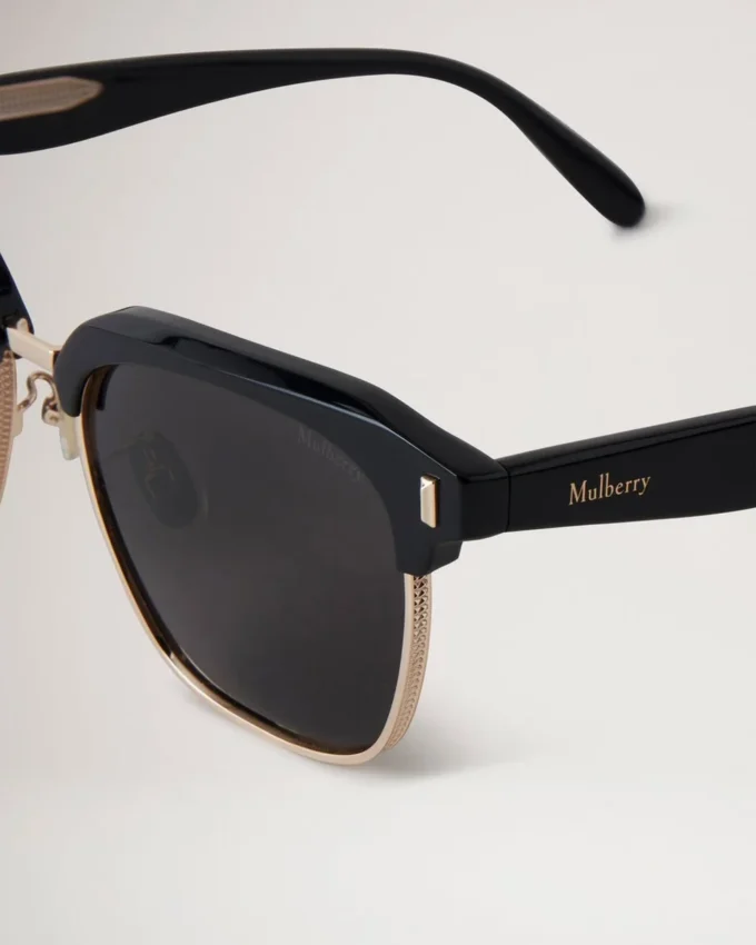 Rowan Sonnenbrille Schwarze Bio-Acetat-Sonnenbrille Rowan Sonnenbrille Schwarze Bio-Acetat-Sonnenbrille