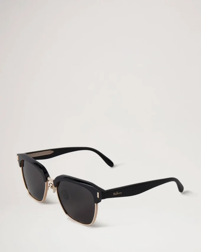 Rowan Sonnenbrille Schwarze Bio-Acetat-Sonnenbrille Rowan Sonnenbrille Schwarze Bio-Acetat-Sonnenbrille
