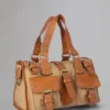 Roxanne Secondhand Beige & Hellbraun Canvas & Leder Roxanne Secondhand Beige & Hellbraun Canvas & Leder