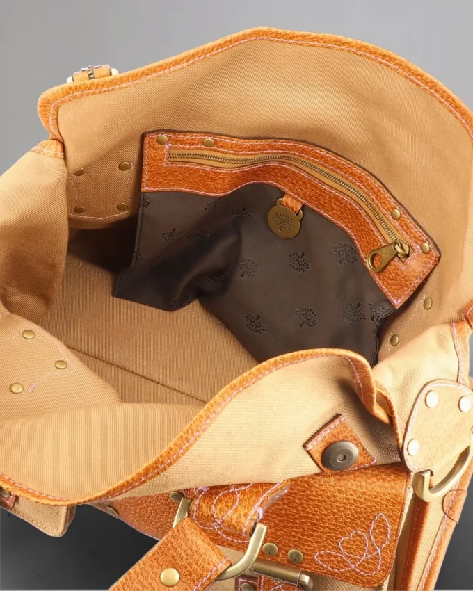 Roxanne Secondhand Beige & Hellbraun Canvas & Leder Roxanne Secondhand Beige & Hellbraun Canvas & Leder