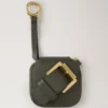 Roxanne Tech-Tasche mit Reißverschluss, Juniper Green, klein, klassisches Narbenmuster