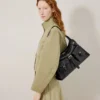 Roxanne-Umhängetasche aus schwarzem Hochglanzleder von Mulberry Roxanne-Umhängetasche aus schwarzem Hochglanzleder von Mulberry