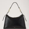 Roxanne-Umhängetasche aus schwarzem Hochglanzleder von Mulberry Roxanne-Umhängetasche aus schwarzem Hochglanzleder von Mulberry
