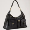 Roxanne-Umhängetasche aus schwarzem Hochglanzleder von Mulberry Roxanne-Umhängetasche aus schwarzem Hochglanzleder von Mulberry