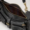 Roxanne-Umhängetasche aus schwarzem Hochglanzleder von Mulberry Roxanne-Umhängetasche aus schwarzem Hochglanzleder von Mulberry