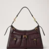 Roxanne Umhängetasche Oxblood Hochglanzleder Roxanne Umhängetasche Oxblood Hochglanzleder