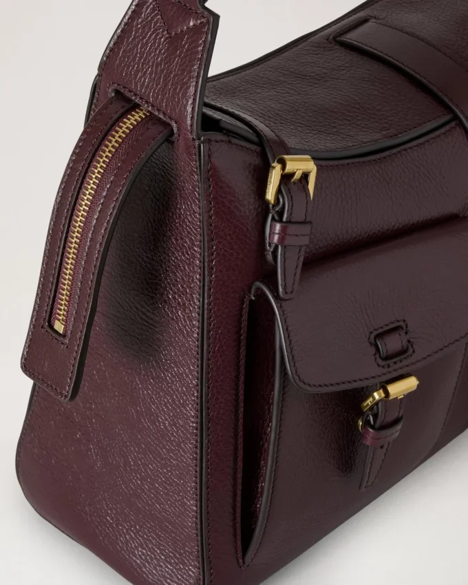 Roxanne Umhängetasche Oxblood Hochglanzleder Roxanne Umhängetasche Oxblood Hochglanzleder
