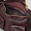 Roxanne Umhängetasche Oxblood Hochglanzleder Roxanne Umhängetasche Oxblood Hochglanzleder