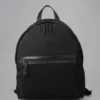 Rucksack mit Reißverschluss, Secondhand Black Mesh Secondhand-Taschen Rucksack mit Reißverschluss, Secondhand Black Mesh Secondhand-Taschen